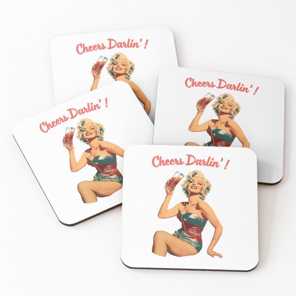 Item preview, Cheers Darlin' ! Vintage Tee designed and sold by Loffartdesign.