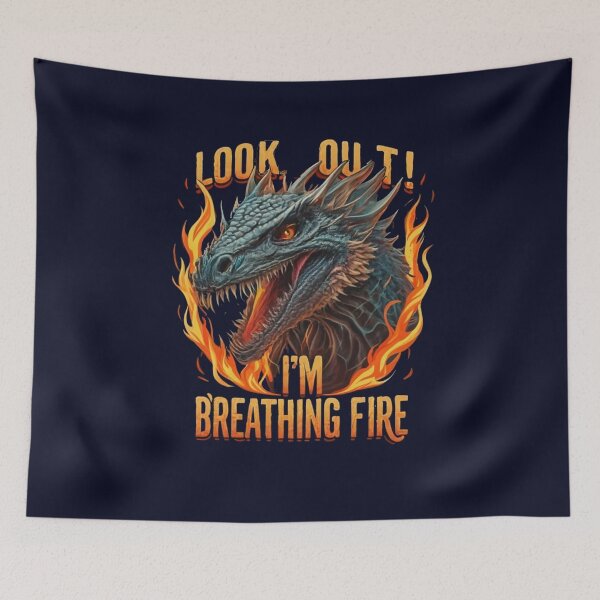 Item preview, Breathing Fire Dragon designed and sold by Creative.Shop.