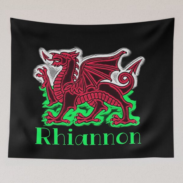 Item preview, RHIANNON CYMRU DRAIG GOCH DRAGON GREEN designed and sold by Marni Scofidio Desi9ns.