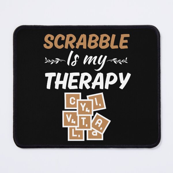 Item preview, Scrabble is my therapy, scrabble letters tiles game lover designed and sold by NBSStore.