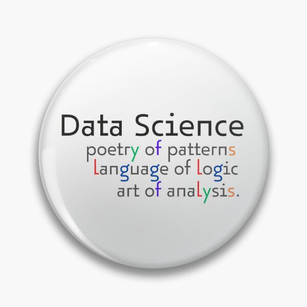 Item preview, Data Science: Poetry of patterns, language of logic, art of analysis. designed and sold by mebgnet.