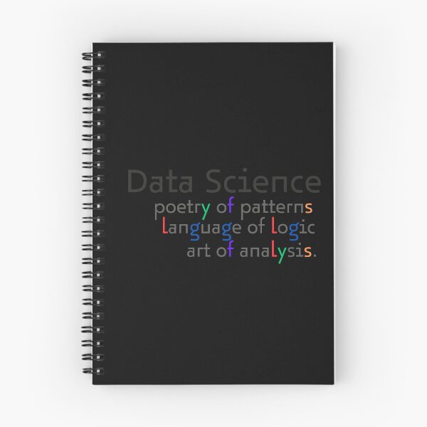 Item preview, Data Science: Poetry of patterns, language of logic, art of analysis. designed and sold by mebgnet.