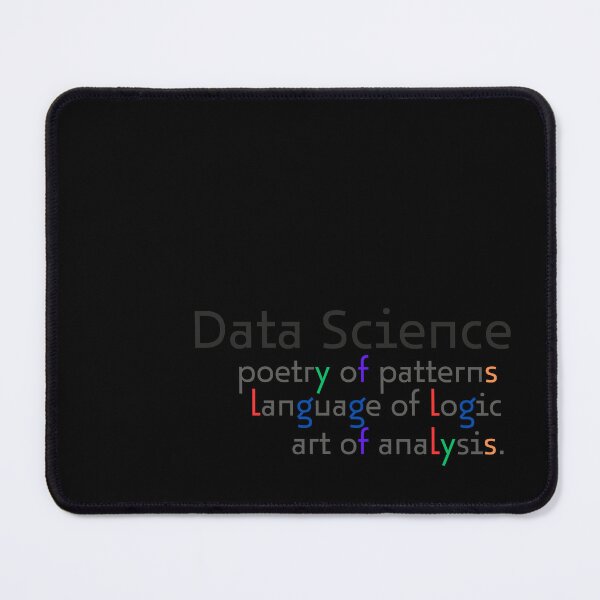 Item preview, Data Science: Poetry of patterns, language of logic, art of analysis. designed and sold by mebgnet.