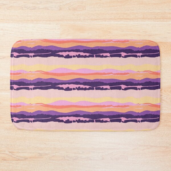 Item preview, Stripe - Violet Yellow Red Horizontal Line Stripes ; Pattern  designed and sold by PatternInArt.