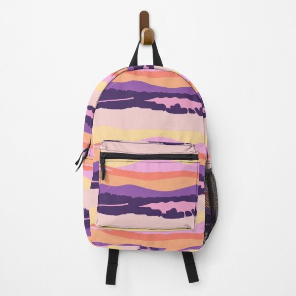 Item preview, Stripe - Violet Yellow Red Horizontal Line Stripes ; Pattern designed and sold by PatternInArt.
