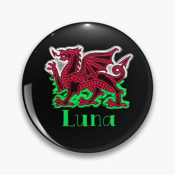 Aperçu de l'œuvre LUNA CYMRU DRAIG GOCH DRAGON VERT créée et vendue par Marni Scofidio Desi9ns.