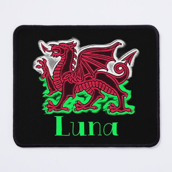 Item preview, LUNA CYMRU DRAIG GOCH DRAGON GREEN designed and sold by Marni Scofidio Desi9ns.