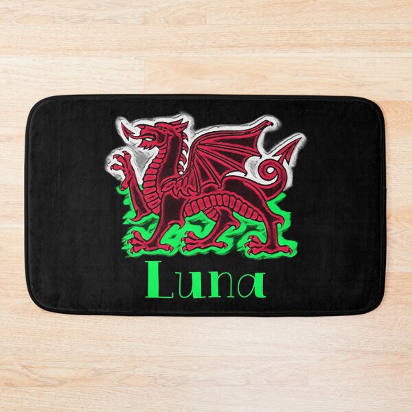 Item preview, LUNA CYMRU DRAIG GOCH DRAGON GREEN designed and sold by Marni Scofidio Desi9ns.
