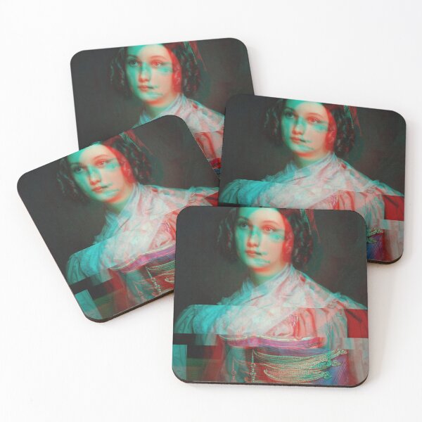 Item preview, Glitched Portrait of Woman  designed and sold by THE ART CONCEPT GALLERY.