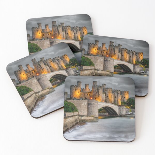Item preview, Conwy Castle At Night designed and sold by AJEvans.