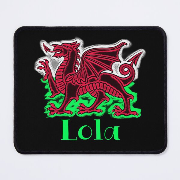 Item preview, LOLA CYMRU DRAIG GOCH DRAGON GREEN designed and sold by Marni Scofidio Desi9ns.