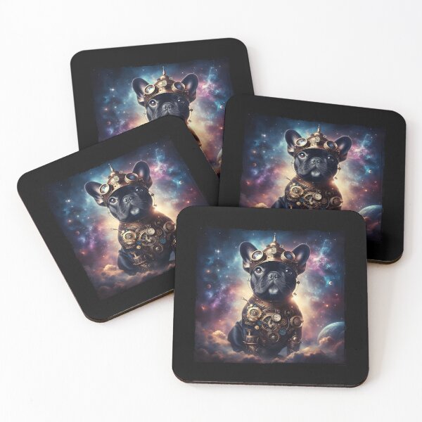 Item preview, Steampunk French Bulldog cosmic adventure designed and sold by AriChaber.
