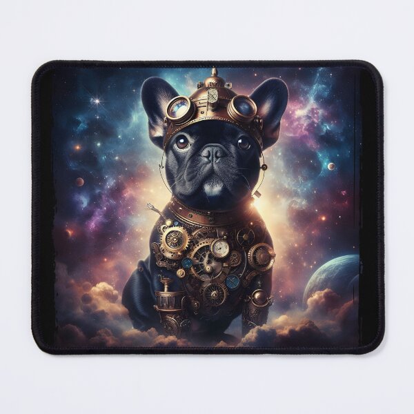 Item preview, Steampunk French Bulldog cosmic adventure designed and sold by AriChaber.