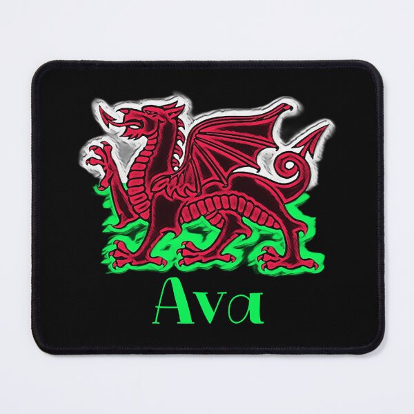 Item preview, AVA CYMRU DRAIG GOCH DRAGON GREEN designed and sold by Marni Scofidio Desi9ns.
