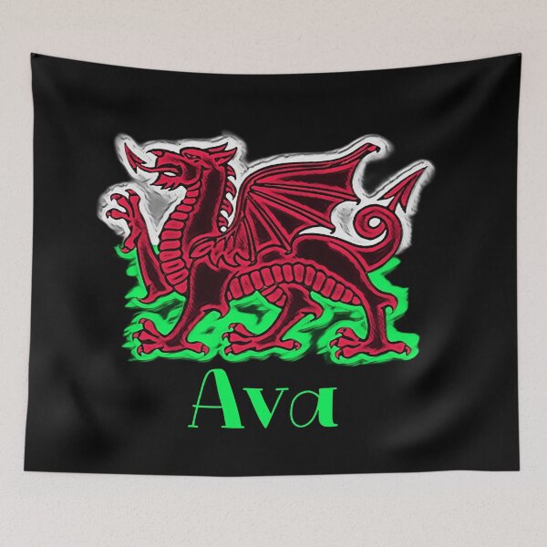 Aperçu de l'œuvre AVA CYMRU DRAIG GOCH DRAGON VERT créée et vendue par Marni Scofidio Desi9ns.