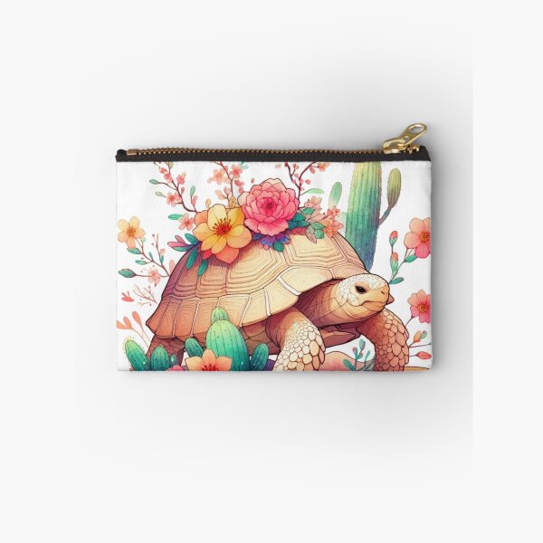 Item preview, Tortoise with Desert Blooms and Flowers designed and sold by Emanuel Gabrielle.
