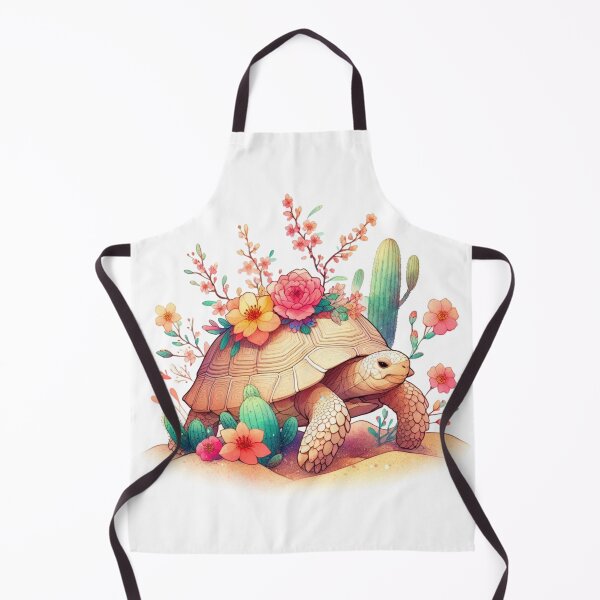 Item preview, Tortoise with Desert Blooms and Flowers designed and sold by Emanuel Gabrielle.