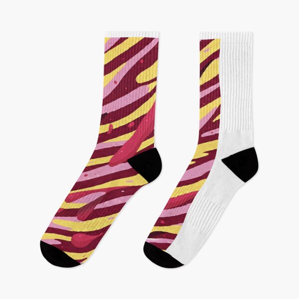 Item preview, Stripe - Red Yellow Pink Zebra Stripes ; Pattern Line designed and sold by PatternInArt.