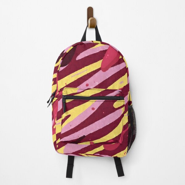 Item preview, Stripe - Red Yellow Pink Zebra Stripes ; Pattern Line designed and sold by PatternInArt.