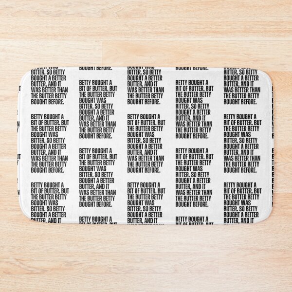 Item preview, Tongue Twister Betty Bought a Bit of Butter designed and sold by Kayley  |  QuintaDaColherArtes.