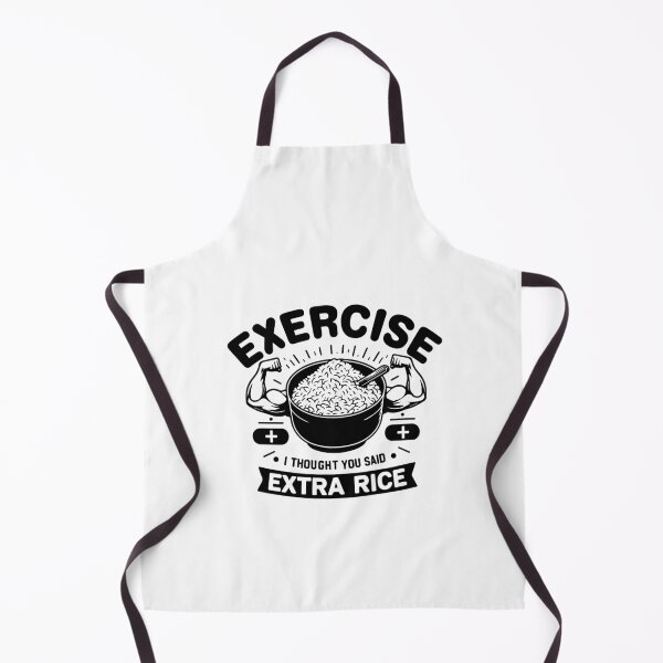 Item preview, Exercise I Thought You Said Extra Rice Funny Asian Food Quote For Bodybuilding Workout designed and sold by saadabs.