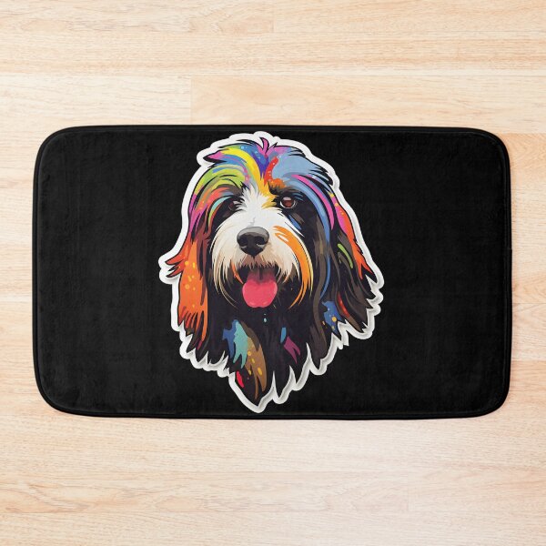 Item preview, Bearded Collie in WPAP style designed and sold by CUTEDOGGIEZ.