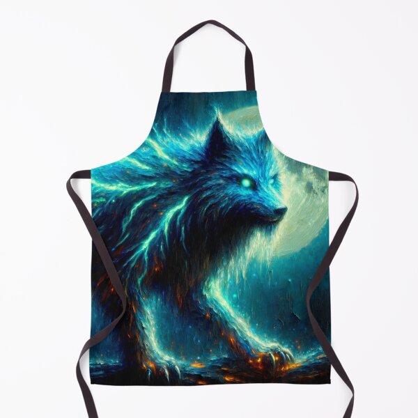 Item preview, Electric Forest: Bioluminescent Norwegian Forest Cat Dreamscape designed and sold by Fantasy Masterpiece.