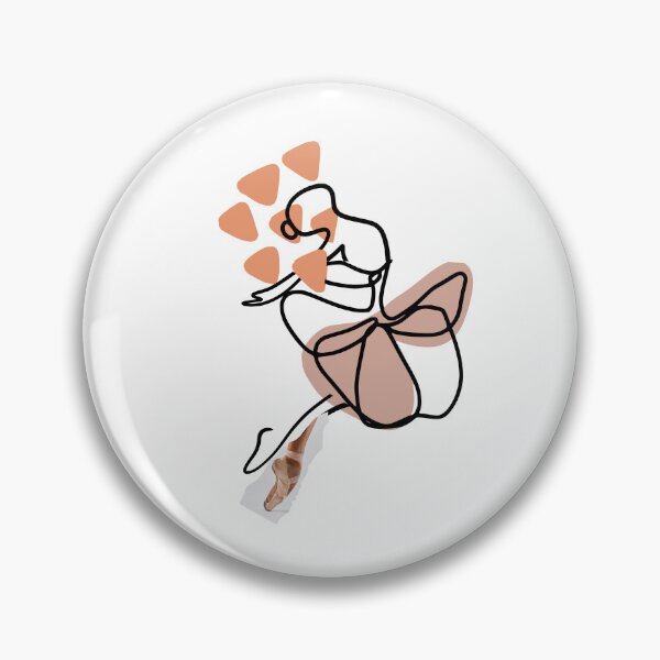 Item preview, Ballet Ballerina in Line Drawing | Artistic Fusion designed and sold by brynatshop.