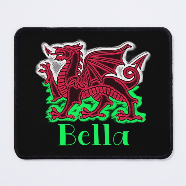 Item preview, BELLA CYMRU DRAIG GOCH DRAGON GREEN designed and sold by Marni Scofidio Desi9ns.