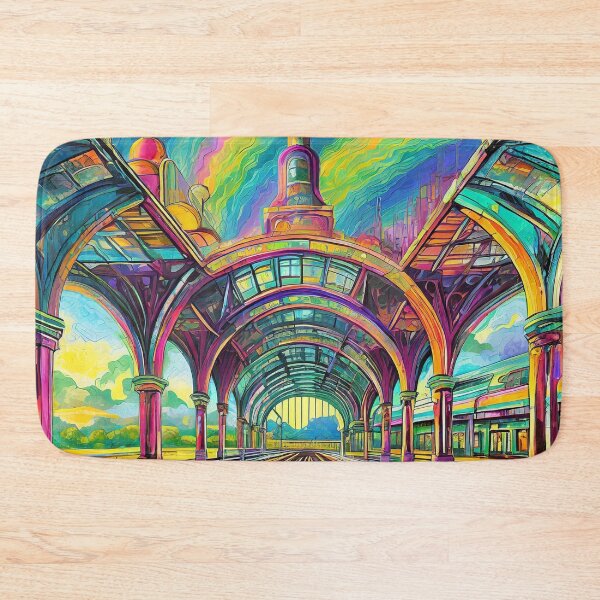 Item preview, Psychedelic train track designed and sold by TBMdesigns.