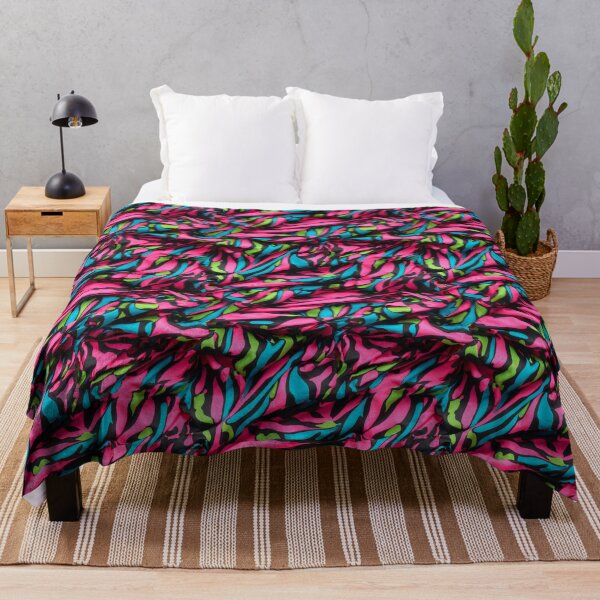 Item preview, Neon safari pattern | Electric jungle designed and sold by CraftedConcepts.