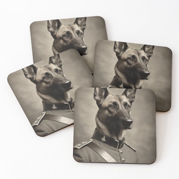 Item preview, Malinois soldier designed and sold by K9-wallart.