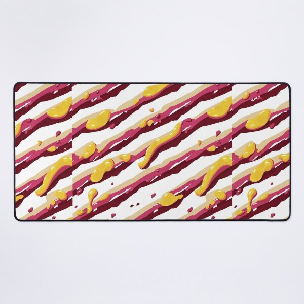 Item preview, Stripe - Maroon and Yellow Melt Zebra Stripes ; Pattern Line designed and sold by PatternInArt.