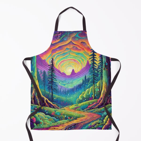 Item preview, Psychedelic forest designed and sold by TBMdesigns.