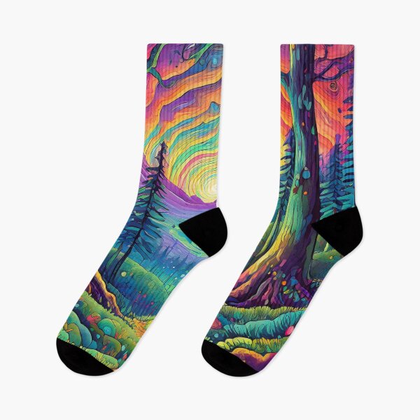 Item preview, Psychedelic forest designed and sold by TBMdesigns.