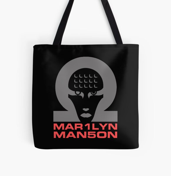 Amazon.com: Marilyn Manson – MM Cross Tote Bag : Clothing, Shoes & Jewelry