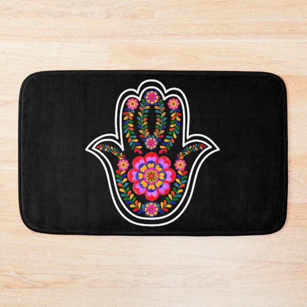 Item preview, Beautiful flower Hamsa hand designed and sold by hamsasoul.