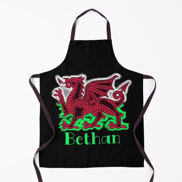 Item preview, BETHAN CYMRU DRAIG GOCH DRAGON GREEN designed and sold by Marni Scofidio Desi9ns.