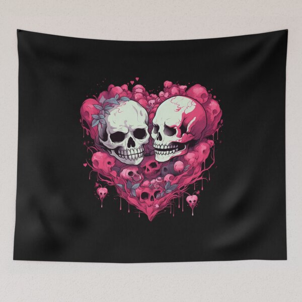 Item preview, Eternal Echoes: Skulls within Hearts designed and sold by BenenekStore.