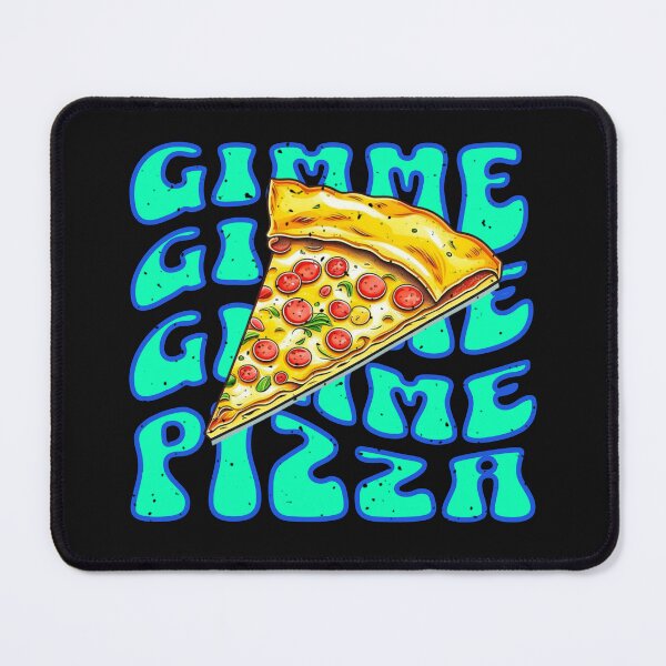 Item preview, Gimme Gimme Gimme Pizza Slice Groovy Retro Style designed and sold by ZeptepiTrends.
