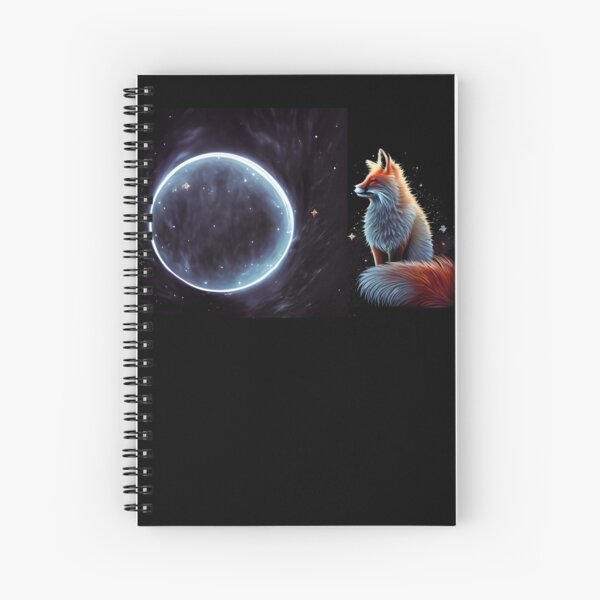 Aperçu de l'œuvre Renard au clair de lune : Sérénade céleste des étoiles Art numérique créée et vendue par WASABIgreen.
