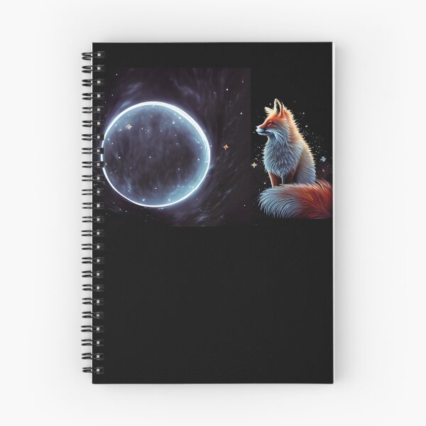 Item preview, Fox under the Moonlight: Celestial Serenade of Stars Digital Art designed and sold by WASABIgreen.