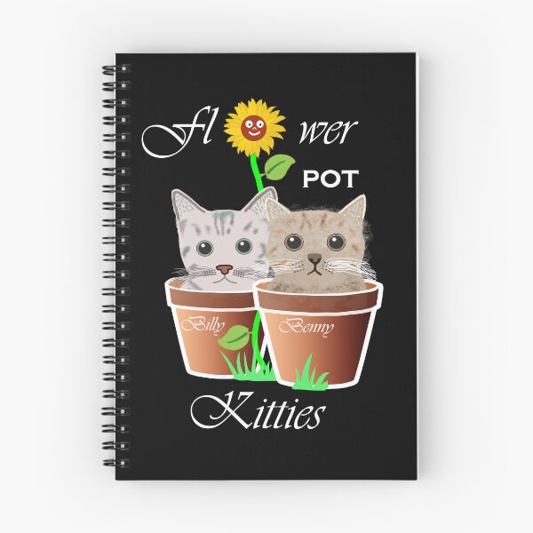 Item preview, Billy and Benny Flower Pot Kitties designed and sold by articlave.