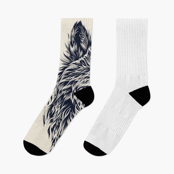 Item preview, Tribal wolf with intricate patterns designed and sold by JuanmaLW.