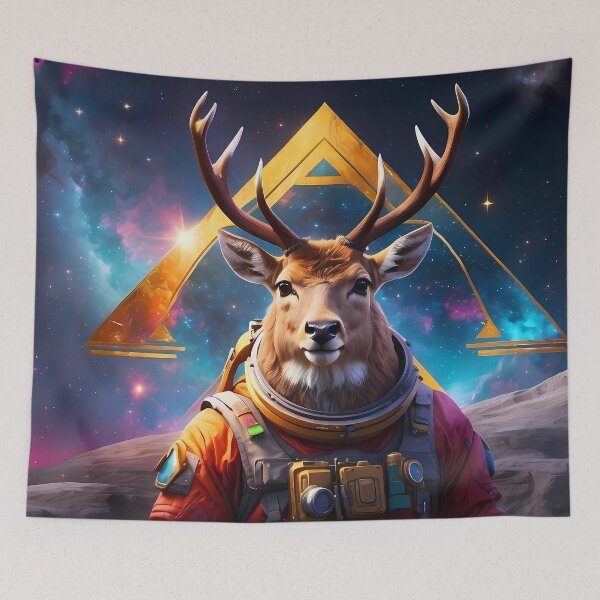 Item preview, Cosmic Explorer: Astral Journey of the Galactic Deer designed and sold by SCBlend.