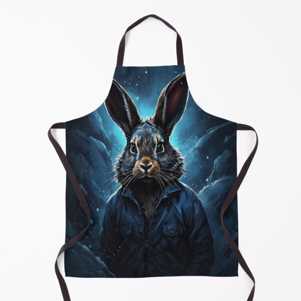 Item preview, stary night blue black rabbit with jacket designed and sold by dimaxstore.