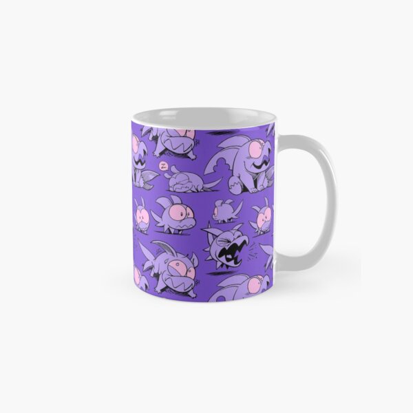 Chewster - Land Sharks - Purple Pattern Classic Mug
