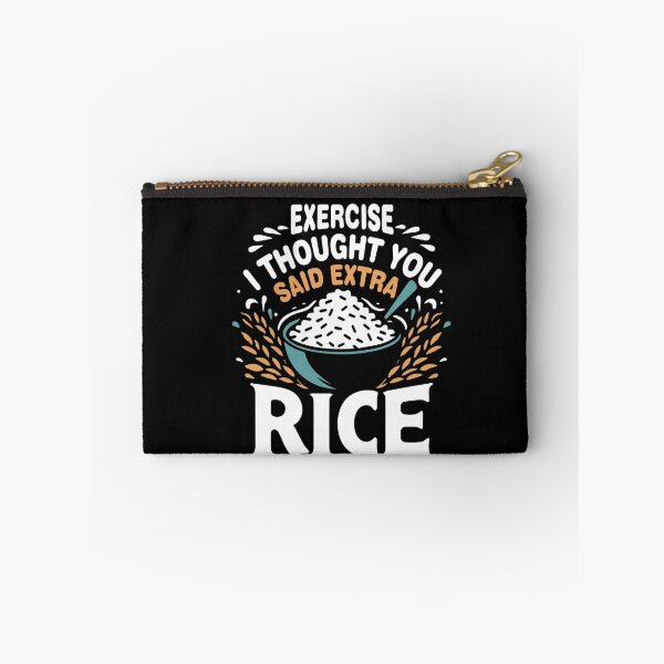 Item preview, Exercise I Thought You Said Extra Rice Funny Asian Food Quote For Bodybuilding Workout designed and sold by saadabs.