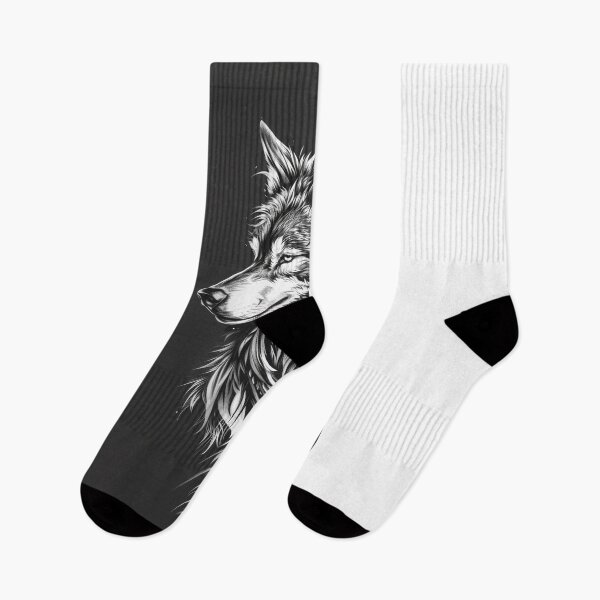 Item preview, Tribal wolf with intricate patterns designed and sold by JuanmaLW.