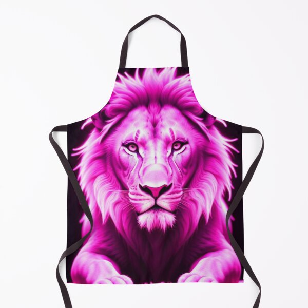 Aperçu de l'œuvre Vibrant Pink Neon Lion 3 - Electrifying Glow Art on Redbubble créée et vendue par craftyblinders9.